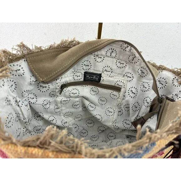 New Myra Bag Natures Delight Natural Southwestern Casual Fabric Cowgirl Festival - Picture 8 of 12
